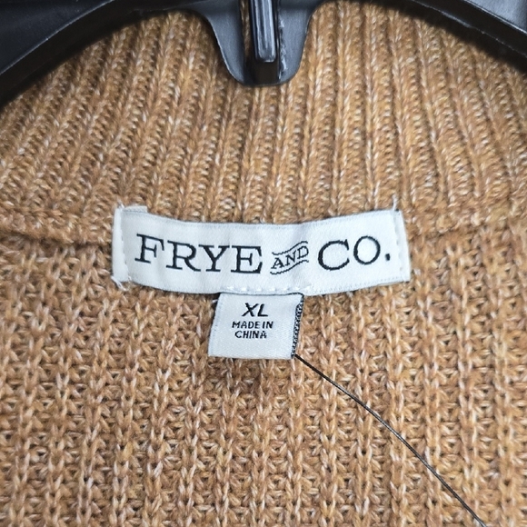 Mens Mock Neck Long Sleeve Pullover Sweater | Frye and Co. | X Large - Picture 7 of 11